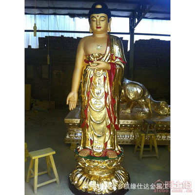 緣士達工藝品廠 專業(yè)定制西方三圣彩繪木雕佛像，品質與信仰的完美結合